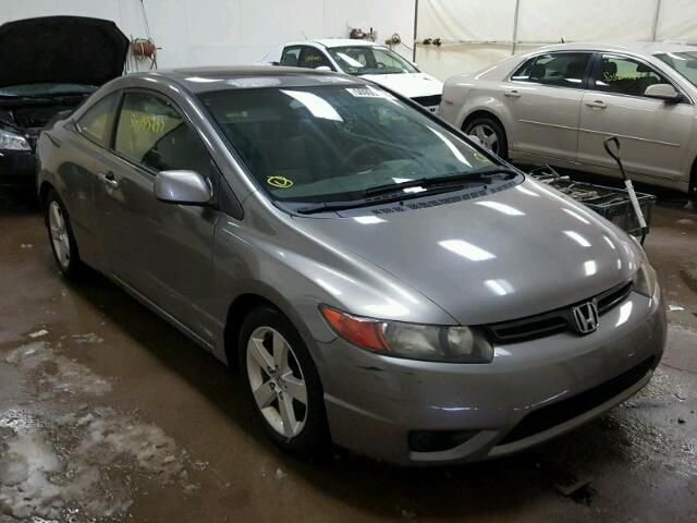 2HGFG12846H583564 - 2006 HONDA CIVIC EX GRAY photo 1