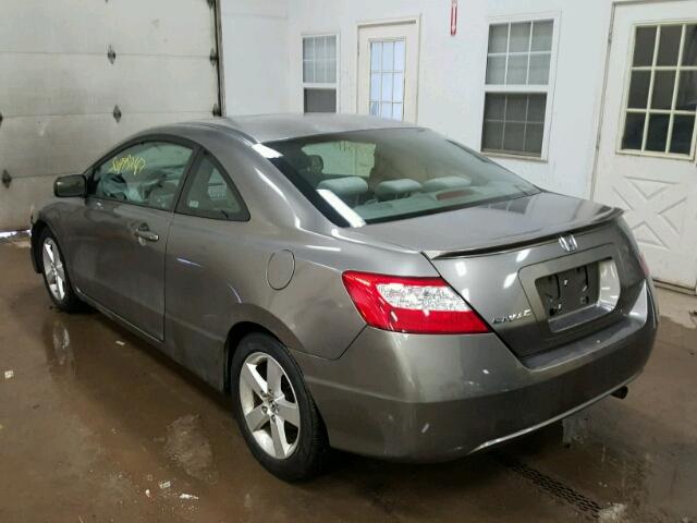 2HGFG12846H583564 - 2006 HONDA CIVIC EX GRAY photo 3