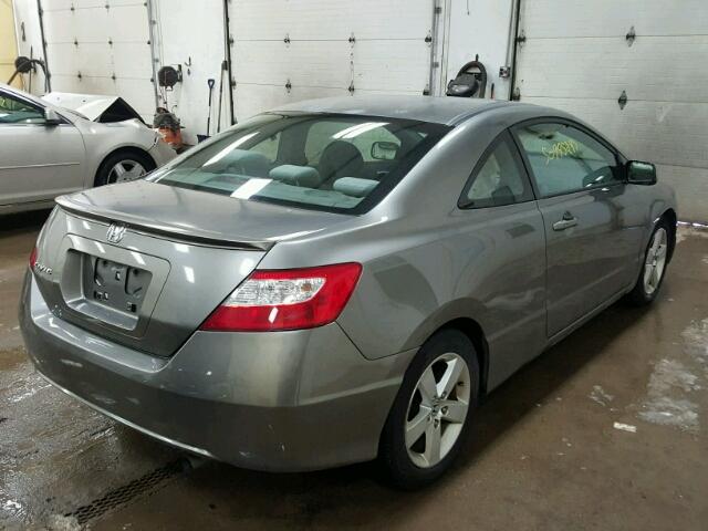 2HGFG12846H583564 - 2006 HONDA CIVIC EX GRAY photo 4