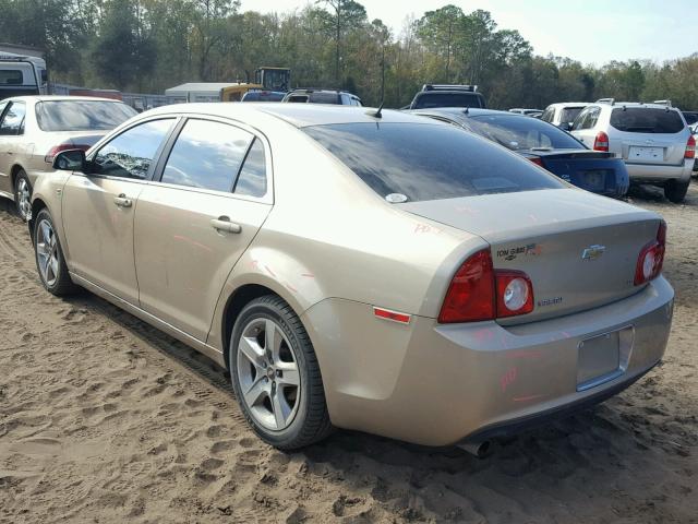 1G1ZH57BX8F153829 - 2008 CHEVROLET MALIBU 1LT 棕色 照片 3
