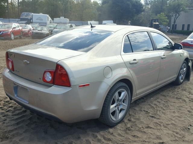 1G1ZH57BX8F153829 - 2008 CHEVROLET MALIBU 1LT 棕色 照片 4