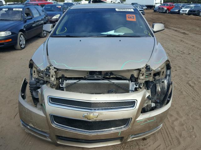 1G1ZH57BX8F153829 - 2008 CHEVROLET MALIBU 1LT TAN photo 9