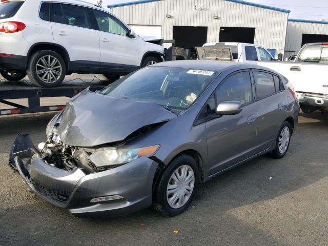 JHMZE2H57AS014874 - 2010 HONDA INSIGHT LX GRAY photo 2