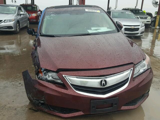 19VDE1F73FE001391 - 2015 ACURA ILX 20 TEC BURGUNDY photo 9