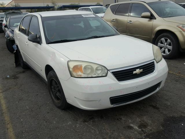 1G1ZS57F57F265795 - 2007 CHEVROLET MALIBU LS WHITE photo 1