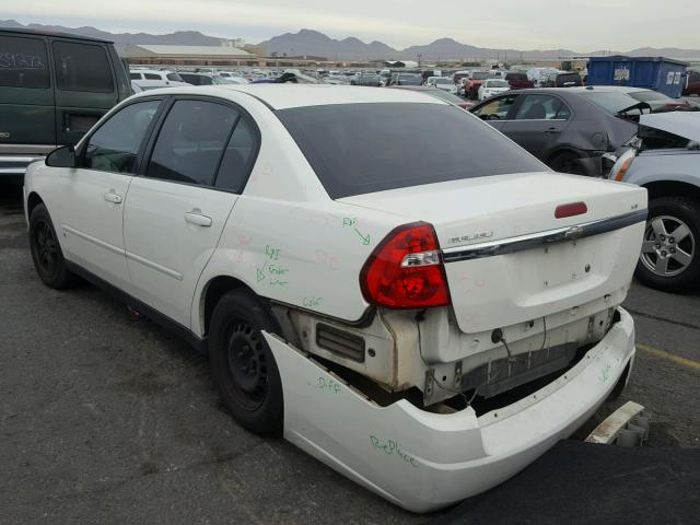 1G1ZS57F57F265795 - 2007 CHEVROLET MALIBU LS WHITE photo 3