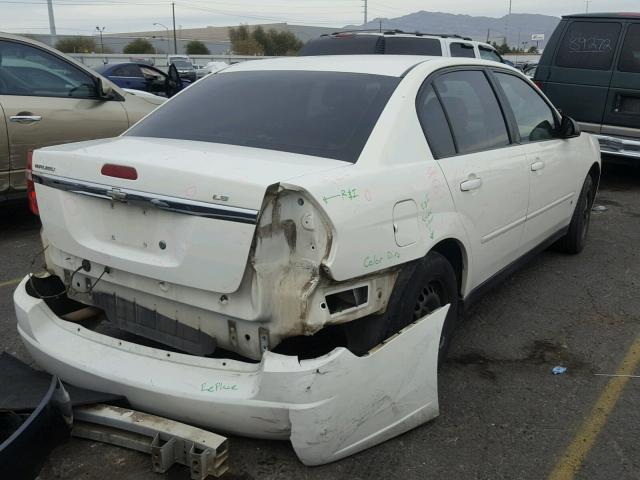 1G1ZS57F57F265795 - 2007 CHEVROLET MALIBU LS WHITE photo 4