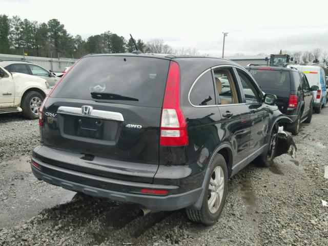 JHLRE4H73BC006378 - 2011 HONDA CR-V EXL BLACK photo 4