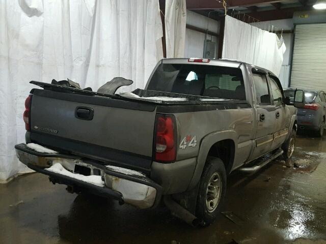 1GCHK23D56F214253 - 2006 CHEVROLET SILVERADO GRAY photo 4