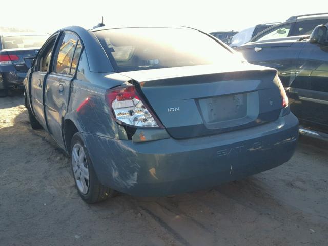 1G8AZ58F27Z164110 - 2007 SATURN ION LEVEL GREEN photo 3