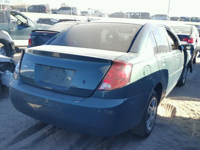 1G8AZ58F27Z164110 - 2007 SATURN ION LEVEL GREEN photo 4