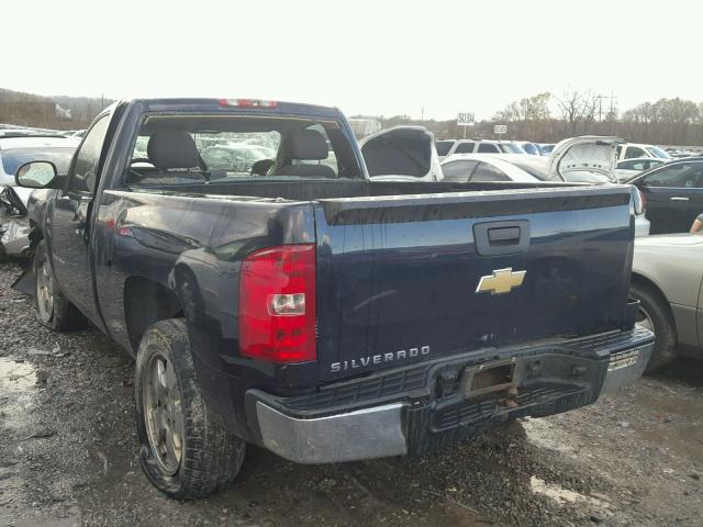 1GCEC14XX8Z302624 - 2008 CHEVROLET SILVERADO BLUE photo 3