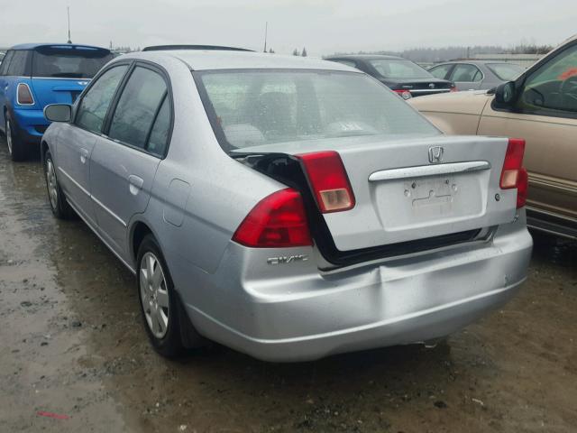 2HGES26732H539180 - 2002 HONDA CIVIC EX 银色 照片 3