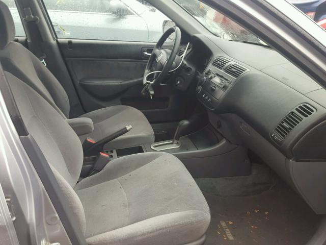 2HGES26732H539180 - 2002 HONDA CIVIC EX 银色 照片 5