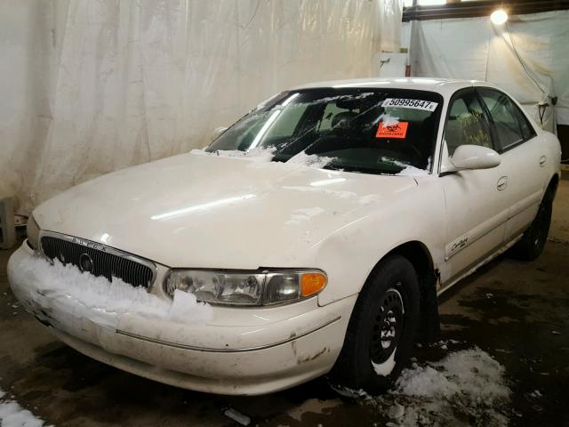 2G4WS52J321117985 - 2002 BUICK CENTURY CU WHITE photo 2