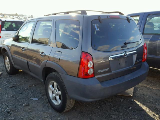 4F2YZ92Z16KM33977 - 2006 MAZDA TRIBUTE I GRAY photo 3