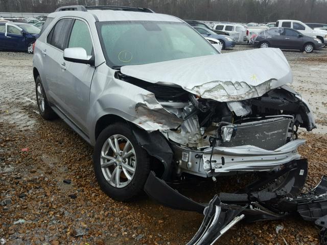 2GNALCEK0H1549079 - 2017 CHEVROLET EQUINOX LT SILVER photo 1