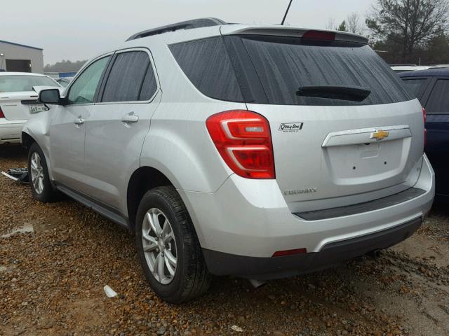 2GNALCEK0H1549079 - 2017 CHEVROLET EQUINOX LT SILVER photo 3