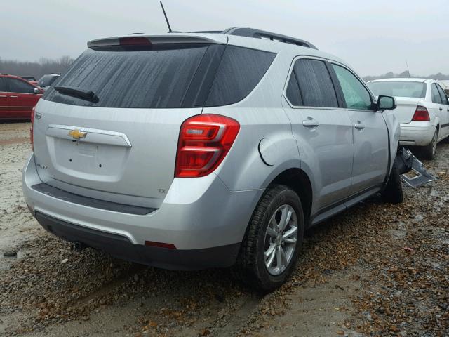 2GNALCEK0H1549079 - 2017 CHEVROLET EQUINOX LT SILVER photo 4