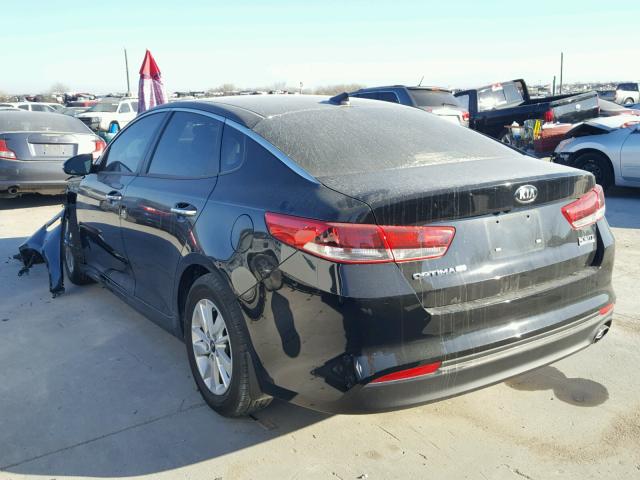 5XXGT4L39GG111643 - 2016 KIA OPTIMA LX BLACK photo 3