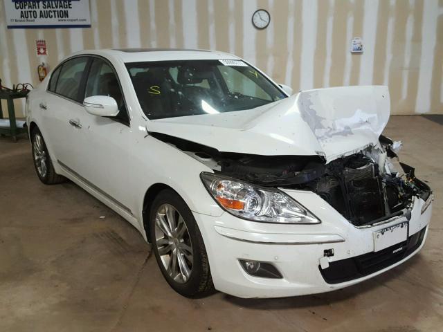 KMHGC4DF2BU113242 - 2011 HYUNDAI GENESIS 4. WHITE photo 1