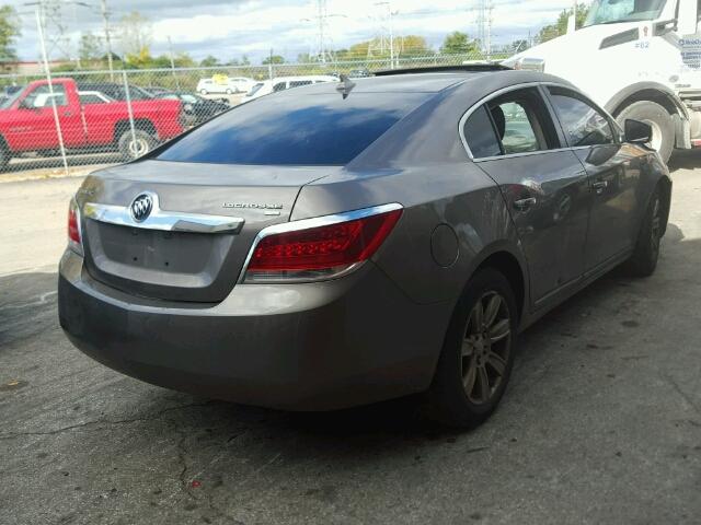 1G4GC5EDXBF106112 - 2011 BUICK LACROSSE C GRAY photo 4