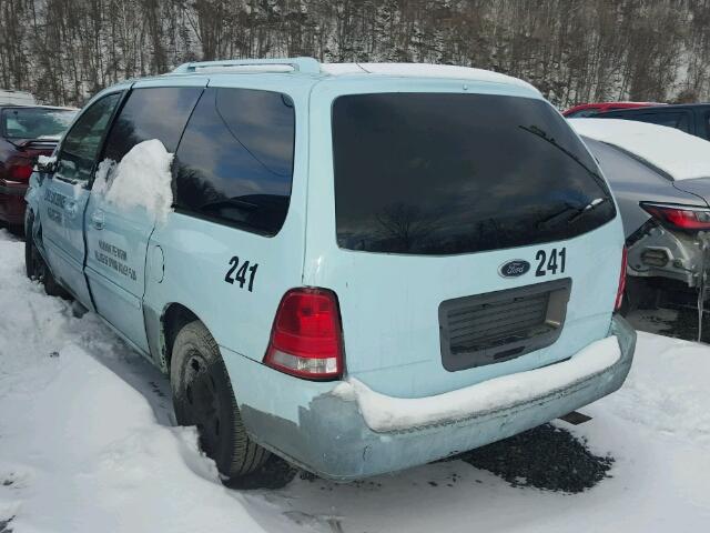 2FMZA51656BA45734 - 2006 FORD FREESTAR S BLUE photo 3