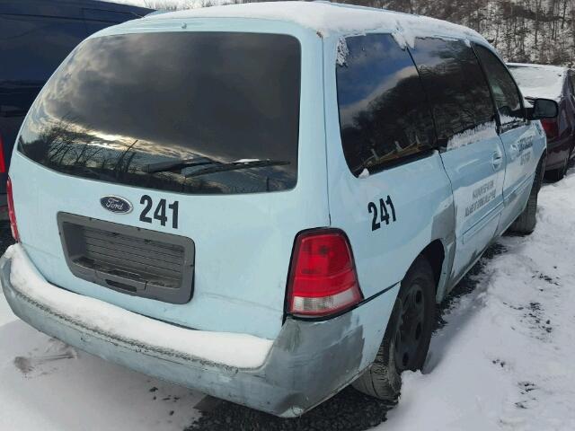 2FMZA51656BA45734 - 2006 FORD FREESTAR S BLUE photo 4