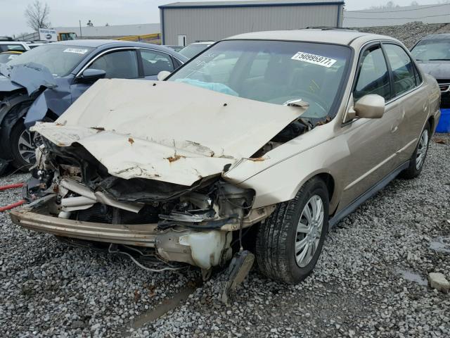 1HGCG56461A098903 - 2001 HONDA ACCORD LX TAN photo 2