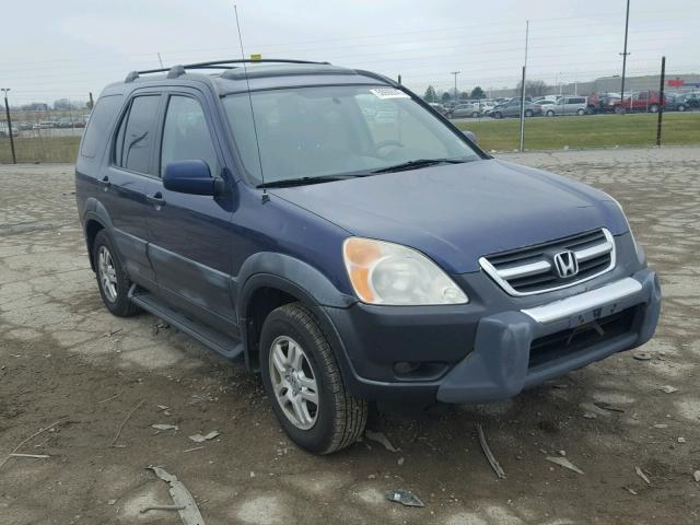 JHLRD78812C090228 - 2002 HONDA CR-V EX BLUE photo 1