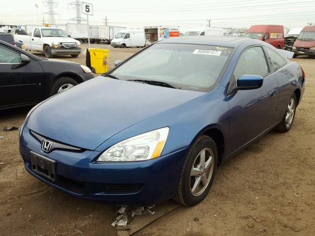 1HGCM72765A018302 - 2005 HONDA ACCORD EX BLUE photo 2