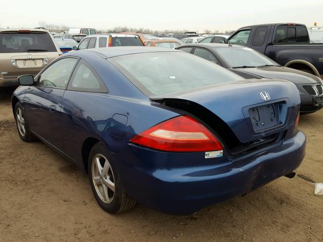 1HGCM72765A018302 - 2005 HONDA ACCORD EX BLUE photo 3