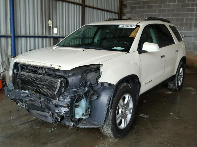 1GKER23708J296518 - 2008 GMC ACADIA SLT თეთრი ფოტო 2