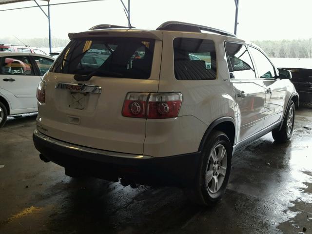 1GKER23708J296518 - 2008 GMC ACADIA SLT თეთრი ფოტო 4
