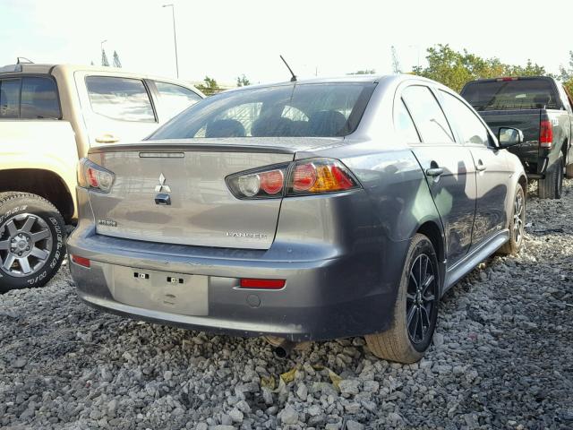 JA32U2FU6HU000705 - 2017 MITSUBISHI LANCER ES GRAY photo 4