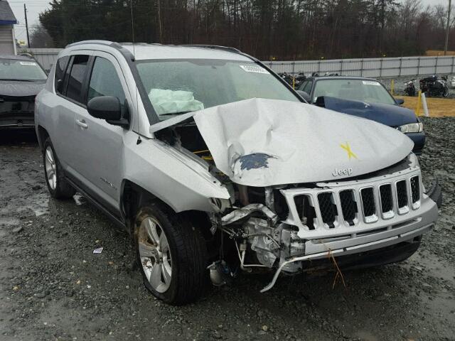 1C4NJDBB6CD621832 - 2012 JEEP COMPASS SP SILVER photo 1