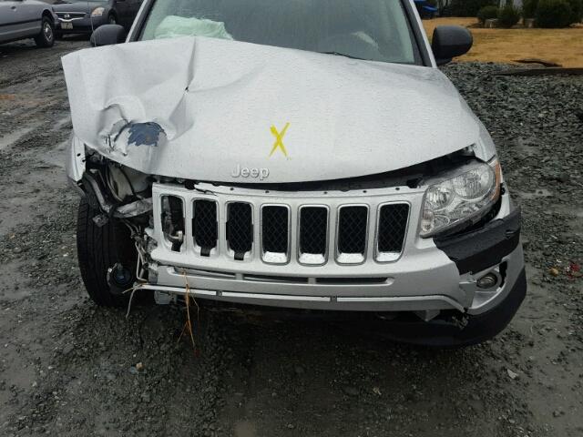 1C4NJDBB6CD621832 - 2012 JEEP COMPASS SP SILVER photo 7