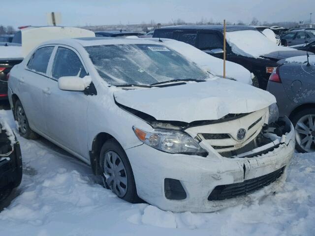 2T1BU4EEXDC054703 - 2013 TOYOTA COROLLA BA WHITE photo 1