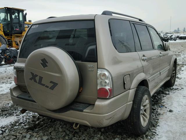 JS3TX92V044111282 - 2004 SUZUKI XL7 EX BEIGE photo 4