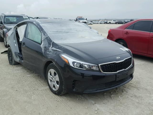 3KPFL4A74HE099655 - 2017 KIA FORTE LX BLACK photo 1