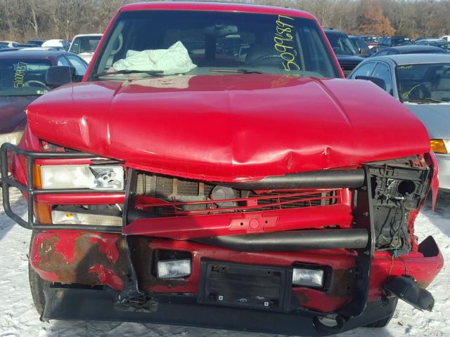 1GNEK13R1YR110845 - 2000 CHEVROLET TAHOE K150 RED photo 7