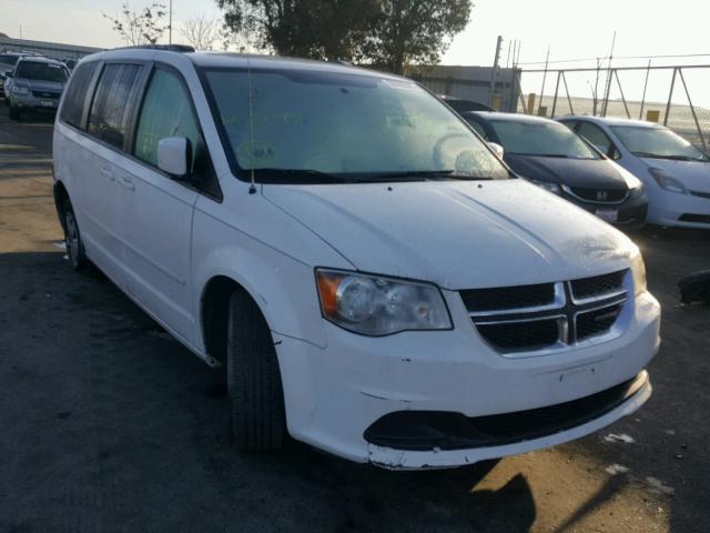 2C4RDGCG2CR334165 - 2012 DODGE GRAND CARA WHITE photo 1