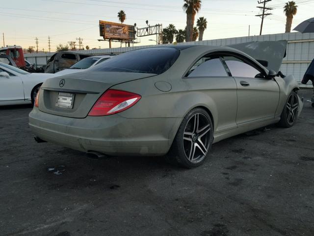 WDDEJ71X77A005259 - 2007 MERCEDES-BENZ CL 550 GRAY photo 4