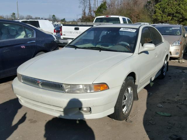 4A3AA46G1YE089201 - 2000 MITSUBISHI GALANT ES WHITE photo 2