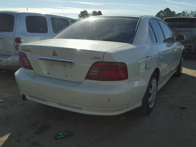 4A3AA46G1YE089201 - 2000 MITSUBISHI GALANT ES WHITE photo 4