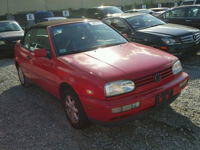 3VWBB81E0WM812137 - 1998 VOLKSWAGEN CABRIO GLS RED photo 1