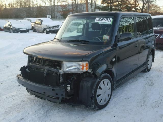 JTLKT324164062045 - 2006 TOYOTA SCION XB BLACK photo 2