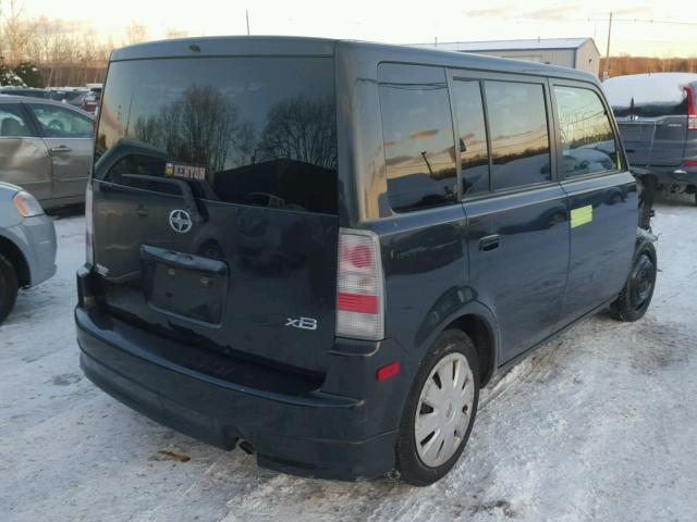 JTLKT324164062045 - 2006 TOYOTA SCION XB BLACK photo 4