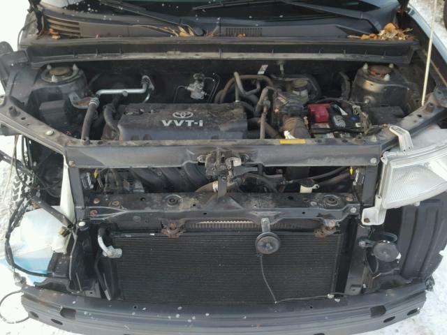 JTLKT324164062045 - 2006 TOYOTA SCION XB BLACK photo 7