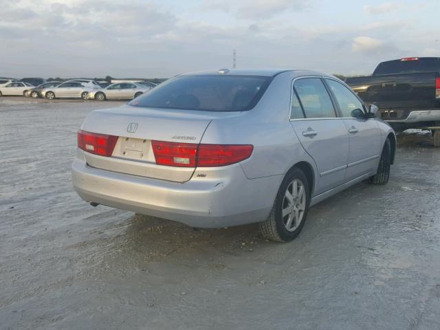 1HGCM66565A020974 - 2005 HONDA ACCORD EX SILVER photo 4